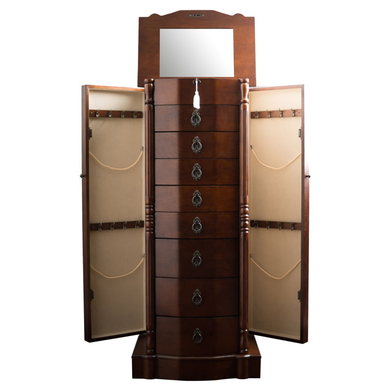 Astoria Grand Kennell Jewelry Armoire & Reviews Wayfair